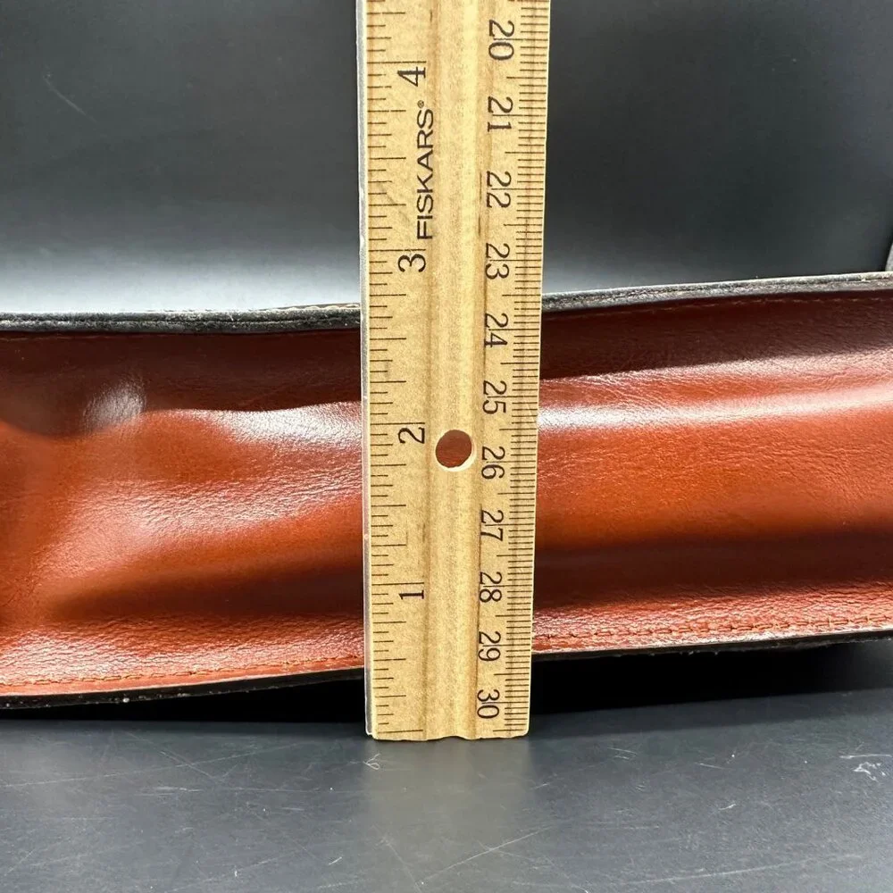 Patricia Nash Floral Leather Shoulder Bag Adjustable Strap Gray Red Crossbody - Picture 13 of 13